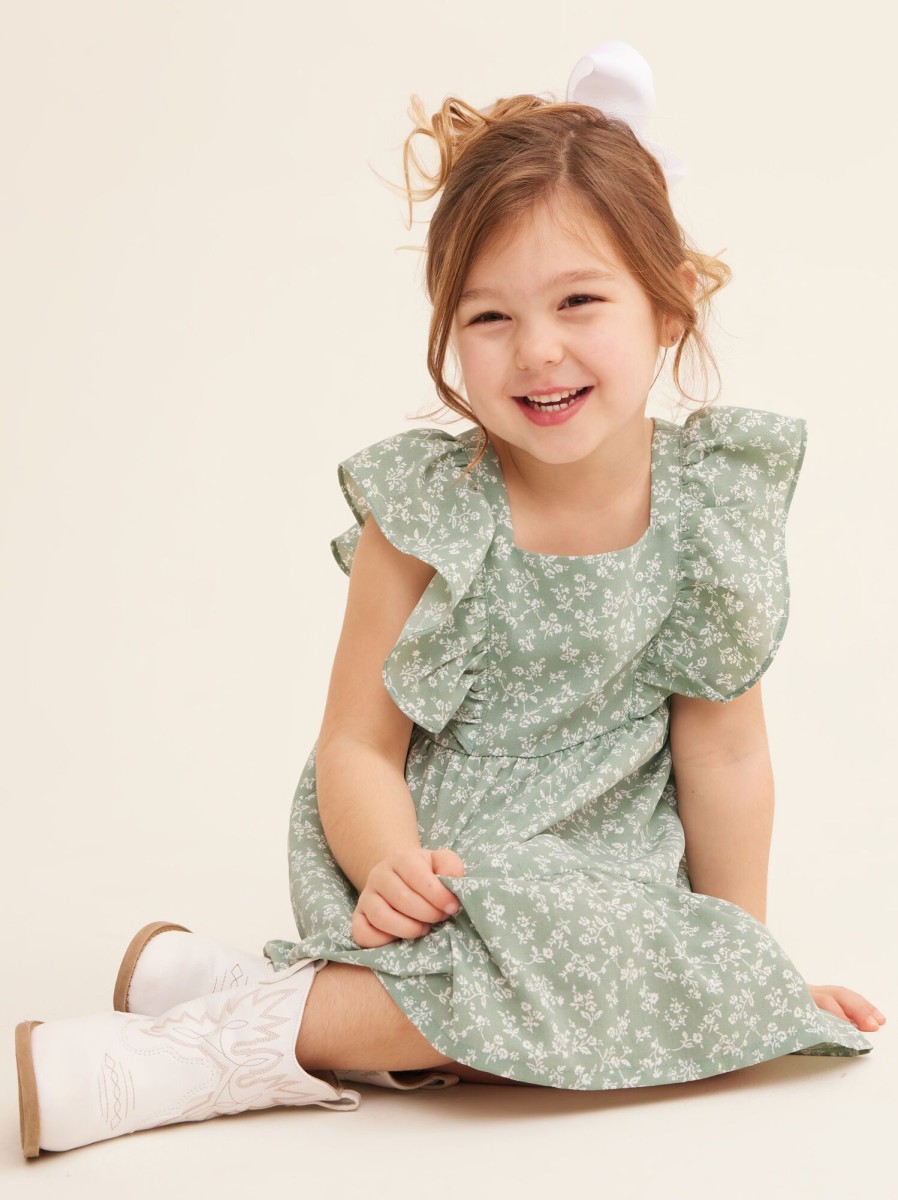 Mama & Me Tullabee | Amayah Floral Ruffle Dress