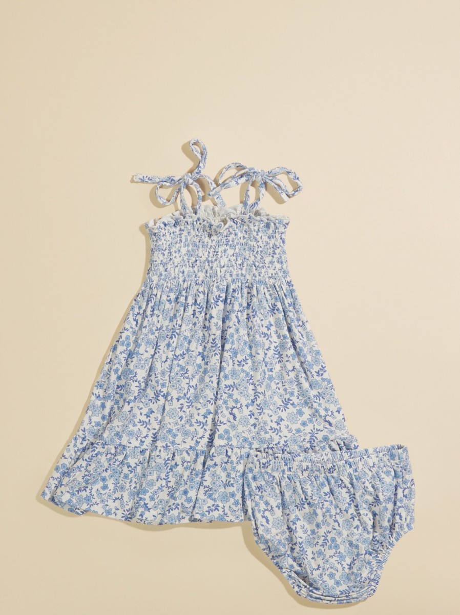 Baby 0-24M Tullabee | Dawn Floral Dress And Bloomer Set