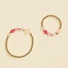 Mama & Me Tullabee | Mama & Mini Pink Ombre Bracelet Set