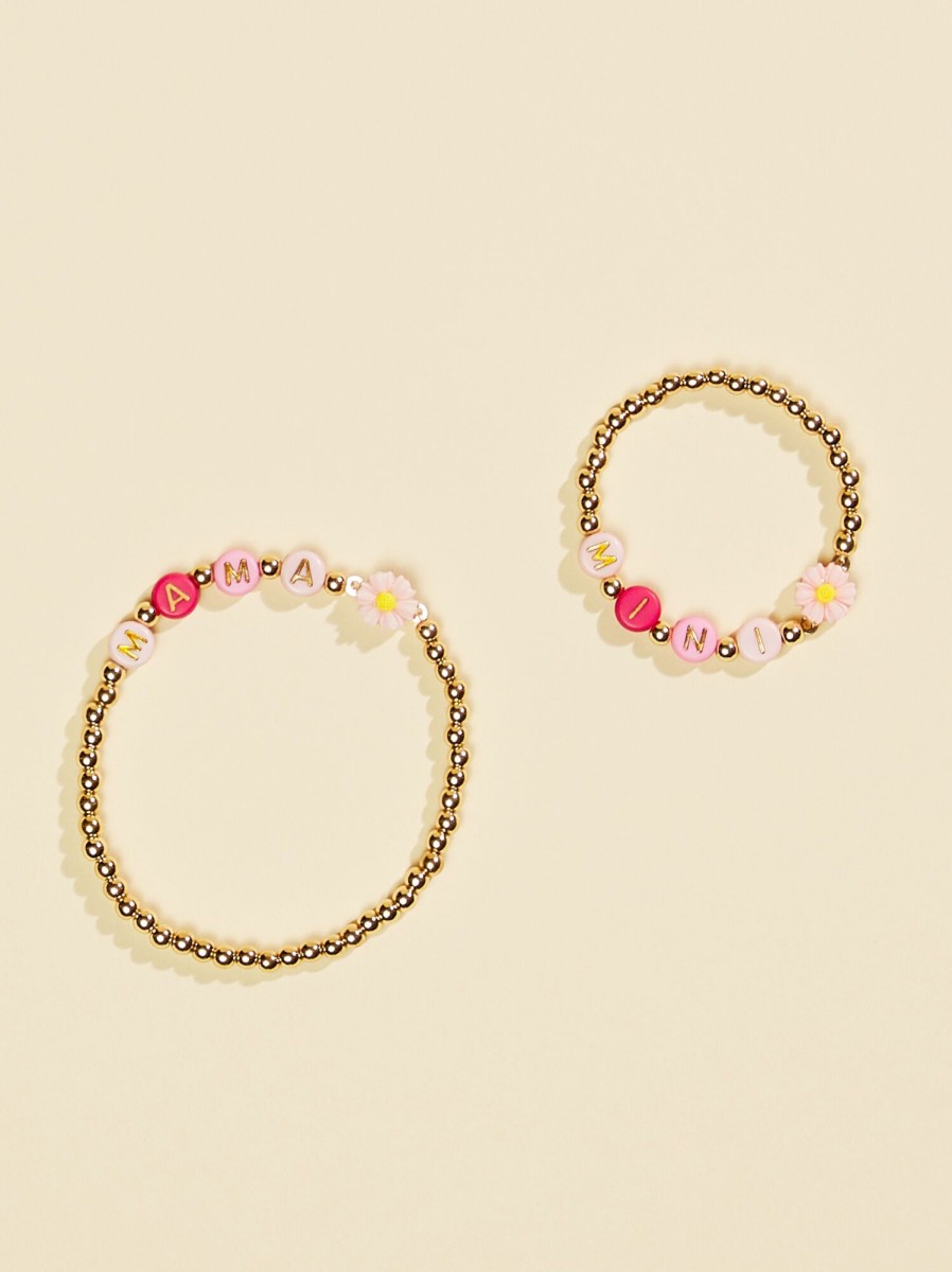 Mama & Me Tullabee | Mama & Mini Pink Ombre Bracelet Set