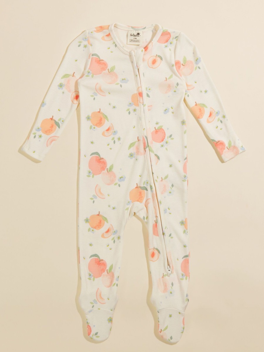 Baby 0-24M Tullabee | Spring Peach Footie