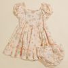 Baby 0-24M Tullabee | Erin Bunny Baby Dress And Bloomer Set