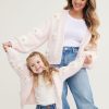 Mama & Me Tullabee | Aubrey Flower Toddler Cardigan