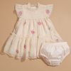 Baby 0-24M Tullabee | Amy Smocked Baby Dress And Bloomer Set