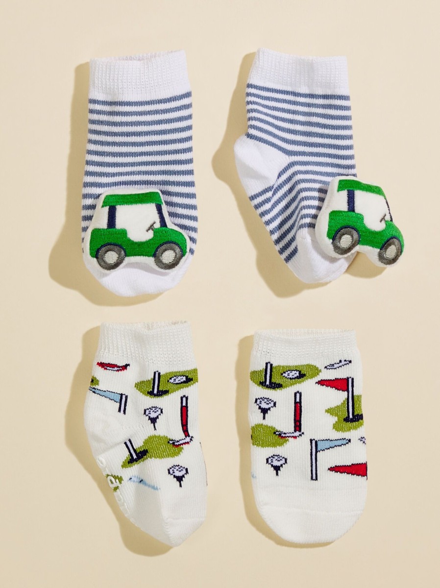 Accessories Tullabee | Golf Cart Sock Set By Mudpie