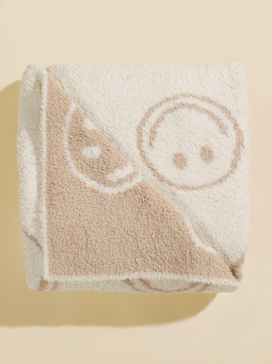 Gifts Tullabee | Smiley Face Plush Blanket