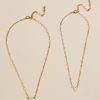 Accessories Tullabee | Mama & Mini Heart Chain Necklace Set