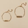 Accessories Tullabee | Mama & Mini Paperclip Bracelet Set