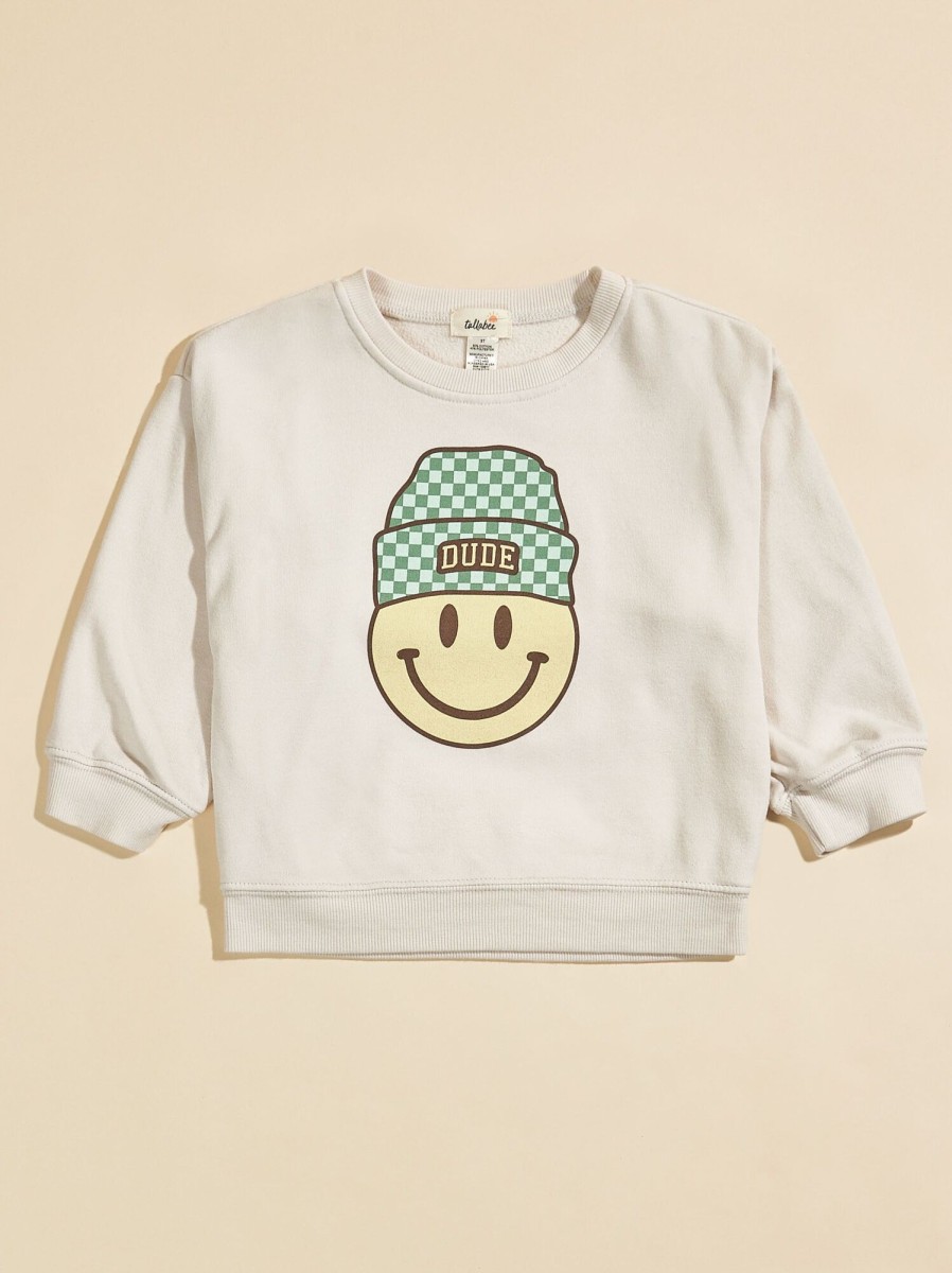 Toddler 2T-5T Tullabee | Dude Smiley Sweatshirt