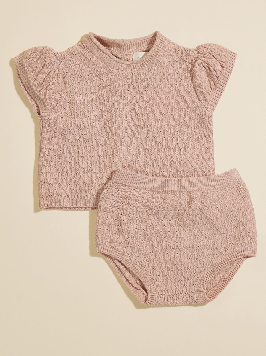 Baby 0-24M Tullabee | Penny Knit Set By Quincy Mae