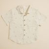 Toddler 2T-5T Tullabee | Palm Tree Button-Down Shirt By Rylee + Cru