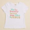 Toddler 2T-5T Tullabee | Loves You Like Jesus Graphic Tee