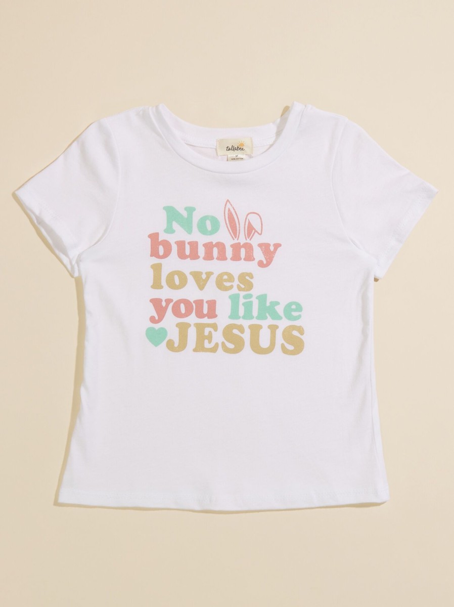 Toddler 2T-5T Tullabee | Loves You Like Jesus Graphic Tee