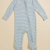 Baby 0-24M Tullabee | Tee Time Striped Footie