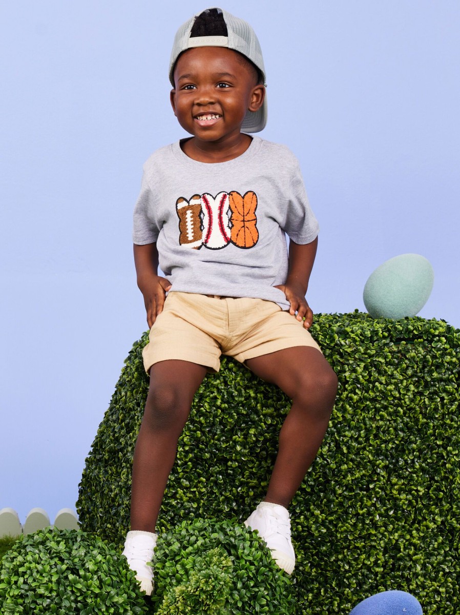 Toddler 2T-5T Tullabee | Sports Bunny Patch Tee