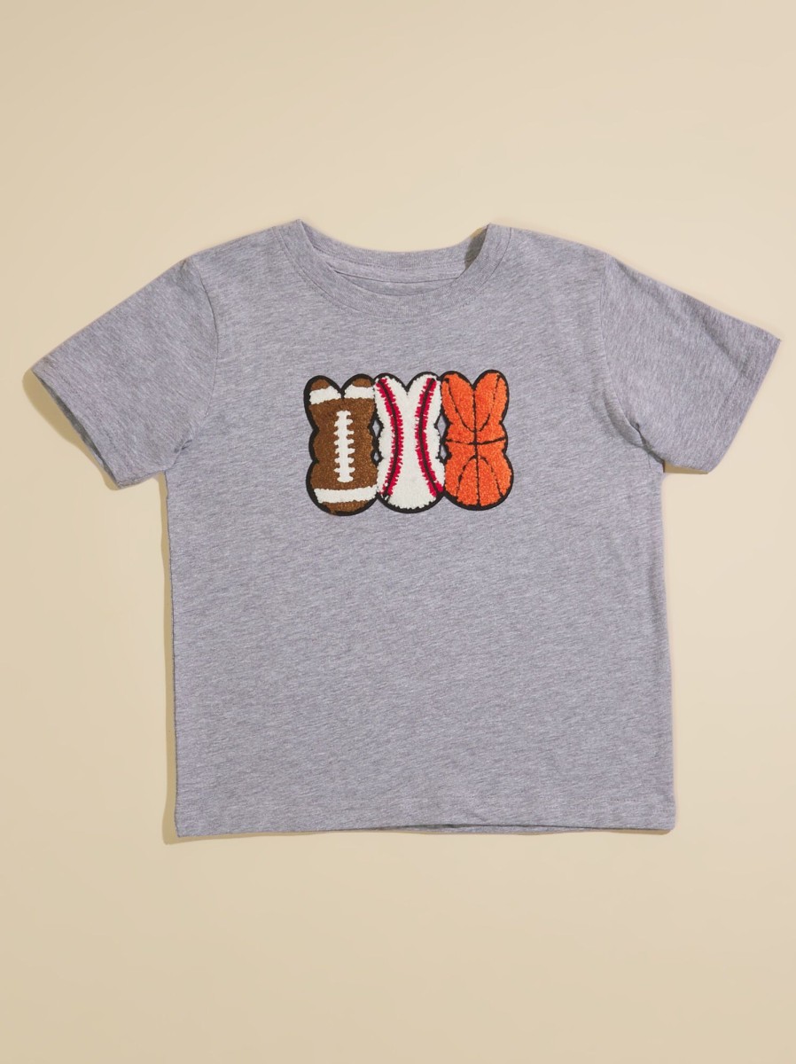 Toddler 2T-5T Tullabee | Sports Bunny Patch Tee