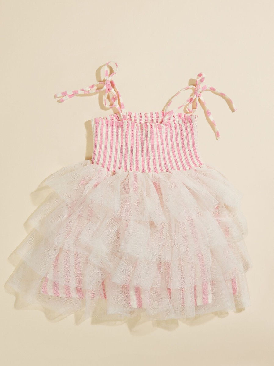 Toddler 2T-5T Tullabee | Charlotte Striped Tutu Dress