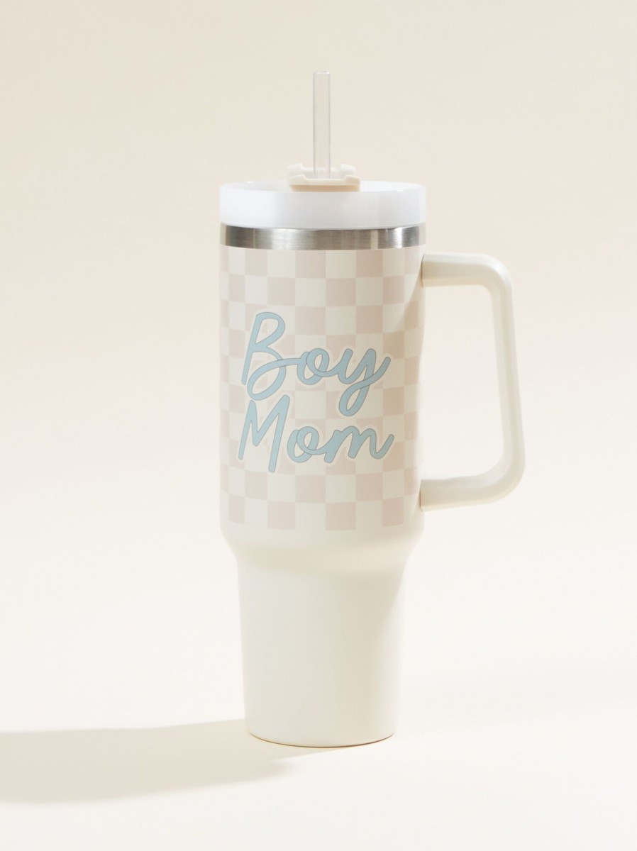 Gifts Tullabee | Mama Checkered 40 Oz. Tumbler