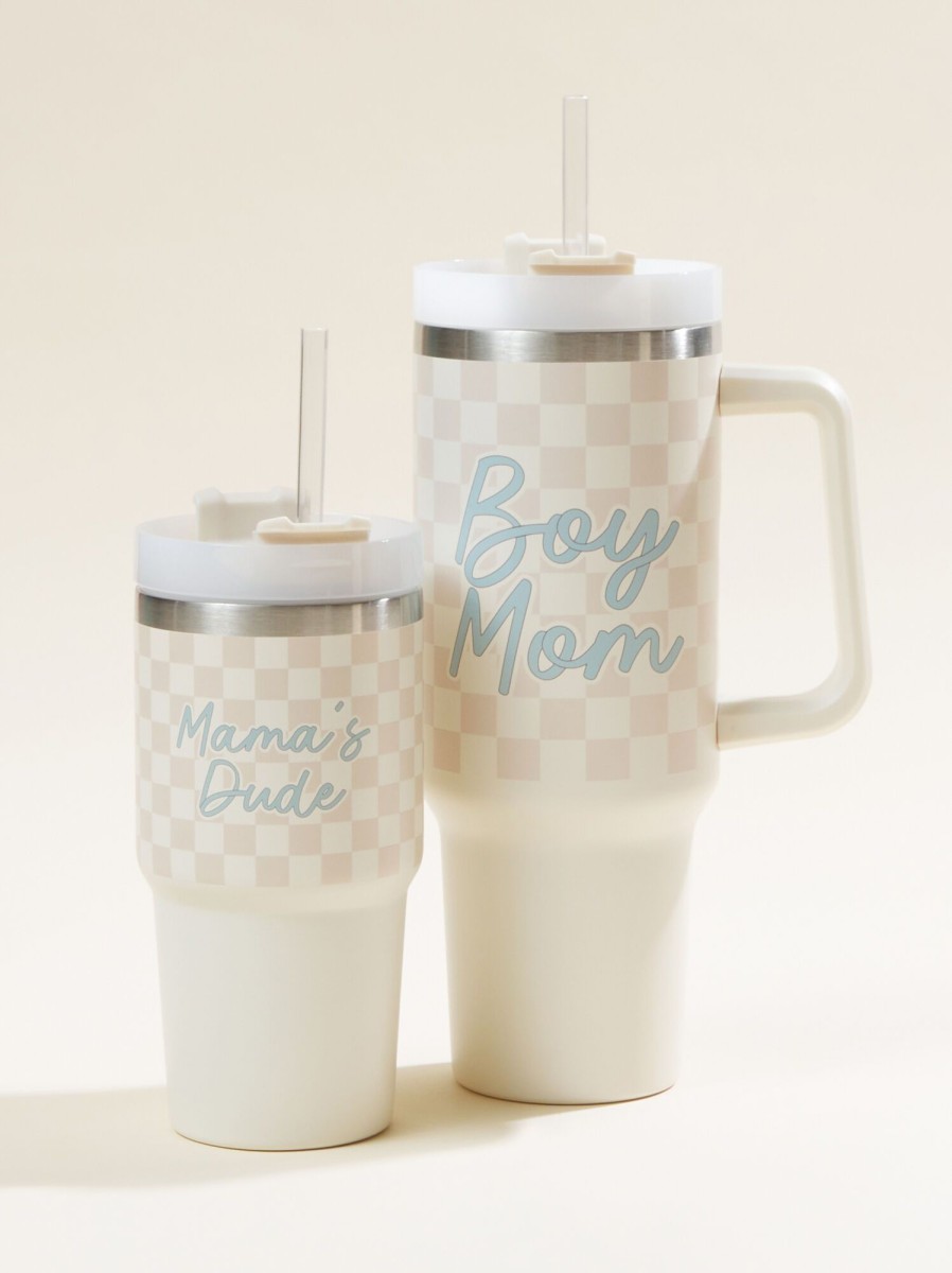 Gifts Tullabee | Mama Checkered 40 Oz. Tumbler