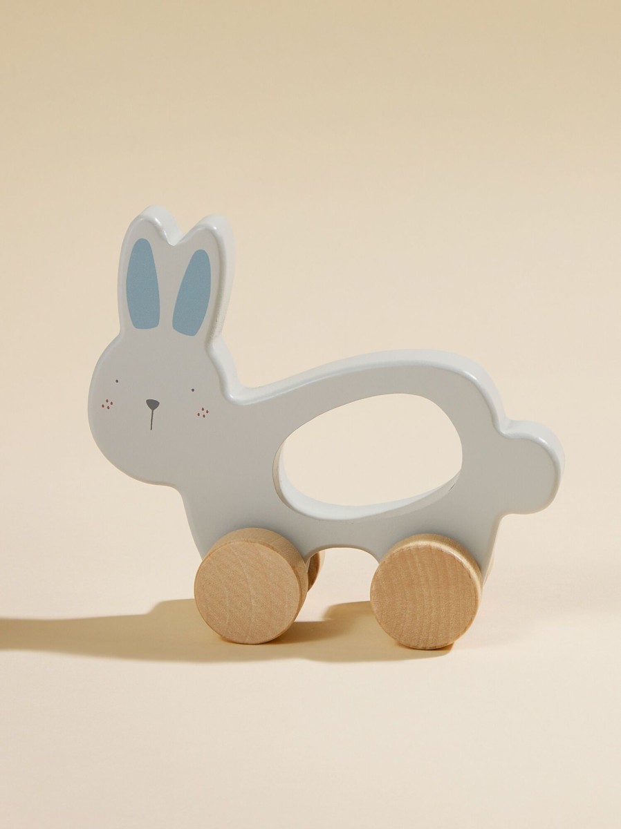 Gifts Tullabee | Wood Rolling Bunny