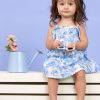 Baby 0-24M Tullabee | Nora Floral Dress And Bloomer Set