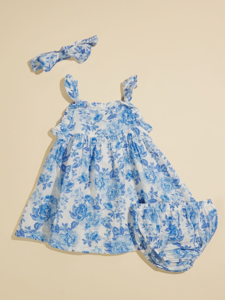 Baby 0-24M Tullabee | Nora Floral Dress And Bloomer Set