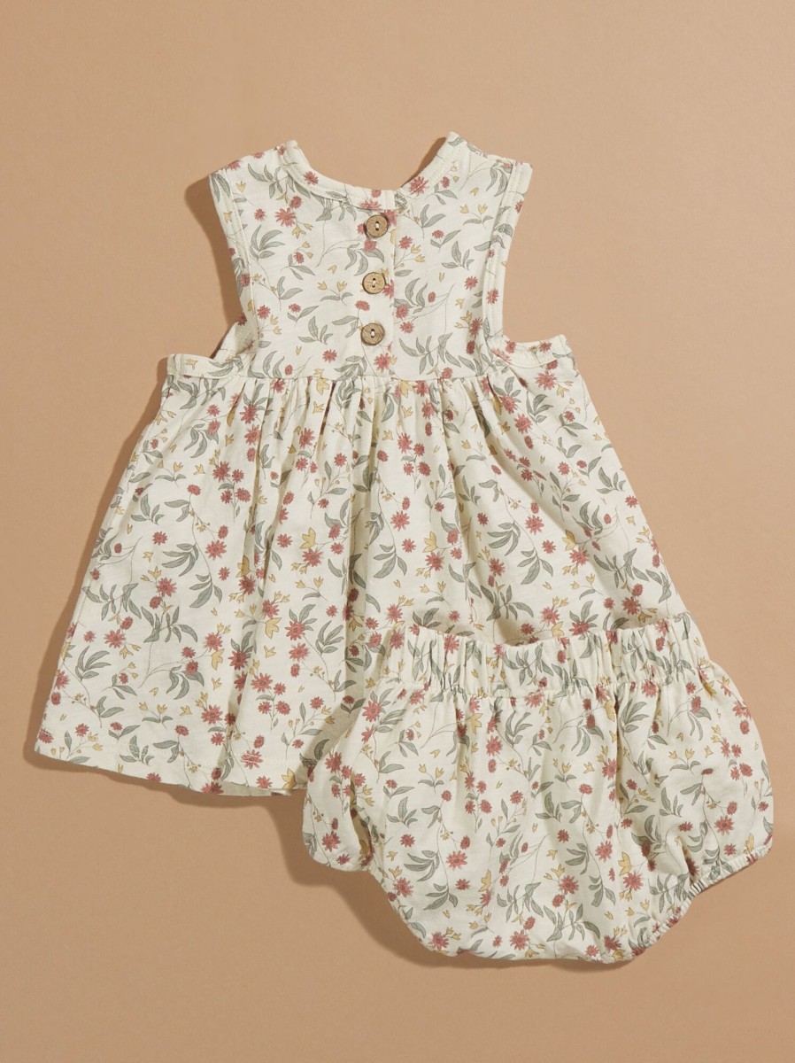 Baby 0-24M Tullabee | Layla Floral Baby Dress And Bloomer Set By Rylee + Cru