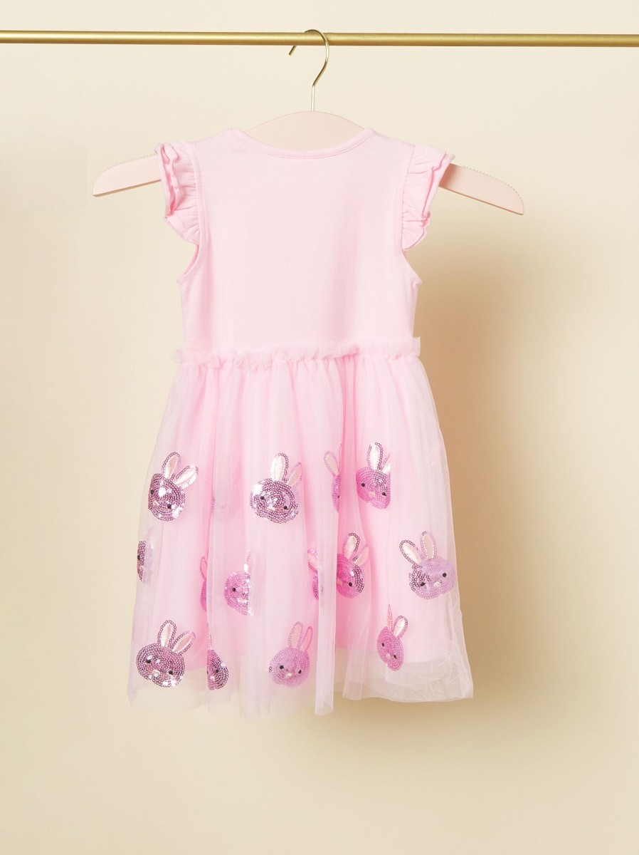 Easter Tullabee | Sequin Bunny Tulle Youth Dress