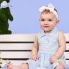 Baby 0-24M Tullabee | Tee Time Striped Bodysuit Dress