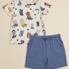 Toddler 2T-5T Tullabee | Cowboy Boots Shorts Set