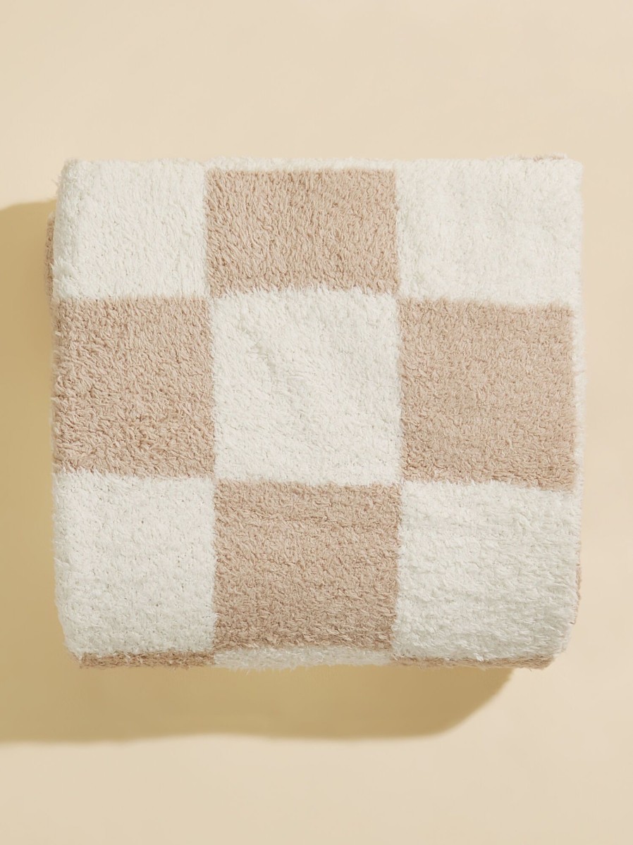 Gifts Tullabee | Checkered Plush Blanket