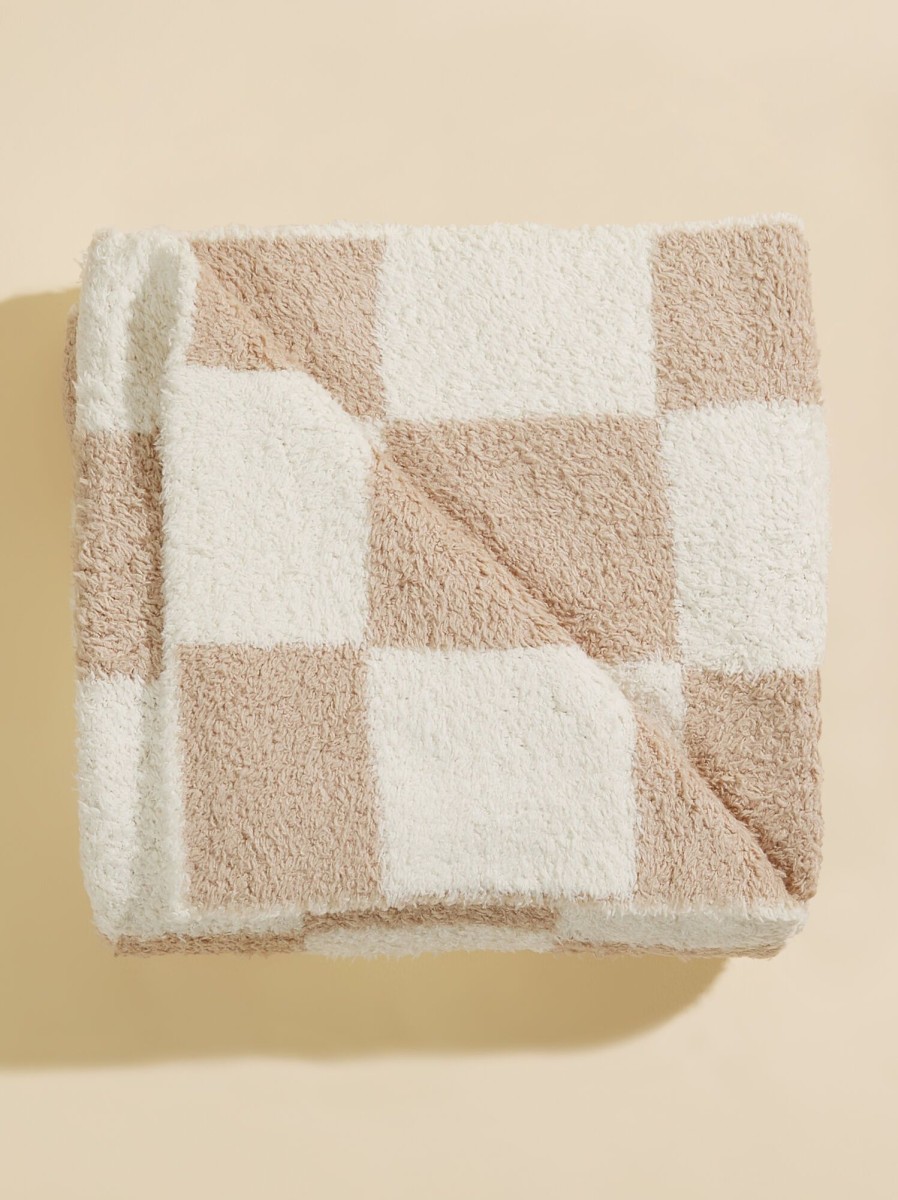 Gifts Tullabee | Checkered Plush Blanket