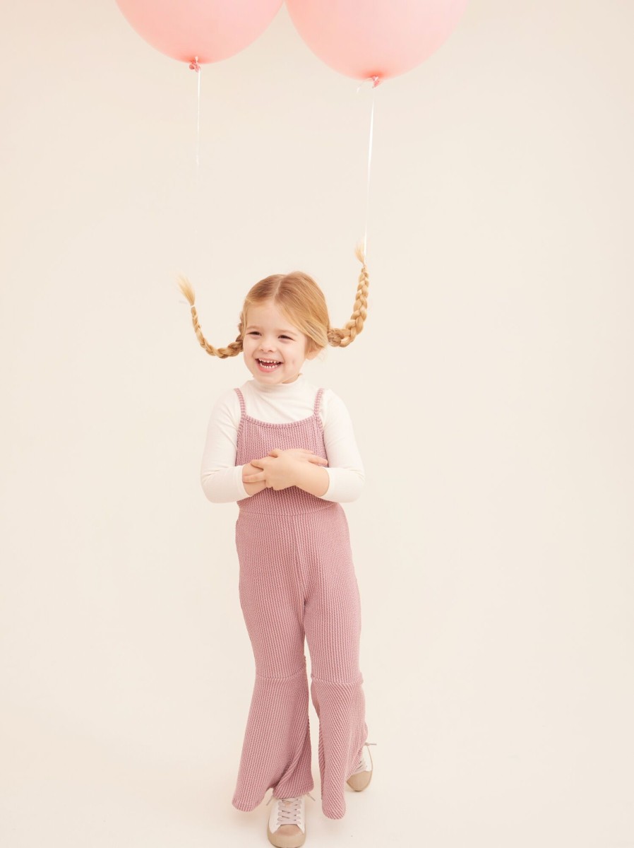 Toddler 2T-5T Tullabee | Abbey Ribbed Jumpsuit