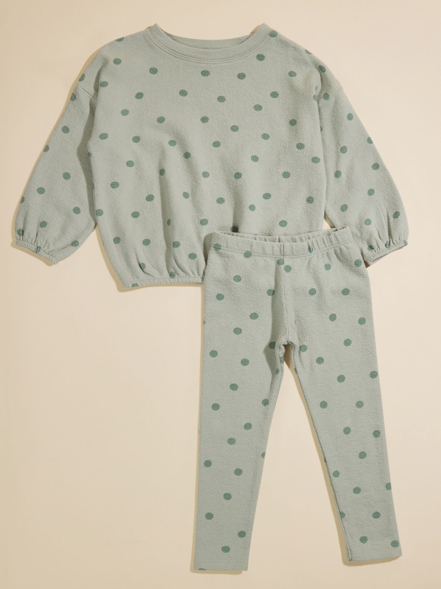 Toddler 2T-5T Tullabee | Polly Polka Dot Knit Set By Rylee + Cru