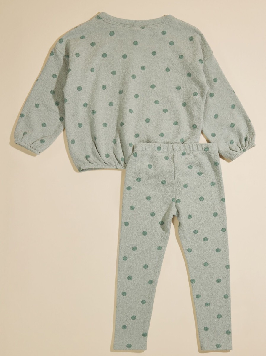 Toddler 2T-5T Tullabee | Polly Polka Dot Knit Set By Rylee + Cru