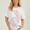 Mama & Me Tullabee | Floral Bunny Mama Graphic Tee